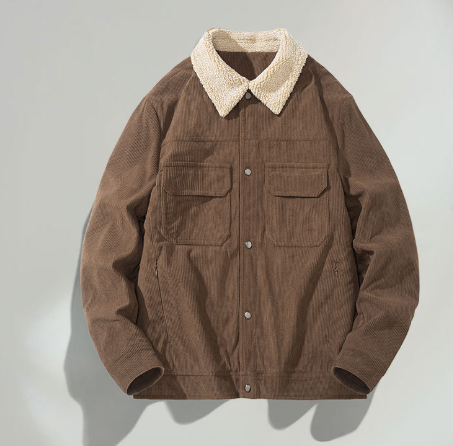 Plus Size 160KG Vintage Oversized Men's Jacket (One)