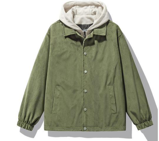 Hong Kong Style Unisex Hooded Sports Jacket (One Piece)
