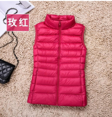 Stylish Women's Puffer Vest - Lightweight & Chic (One Piece)