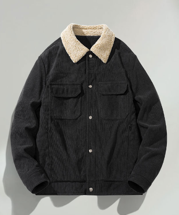 Plus Size 160KG Vintage Oversized Men's Jacket (One)