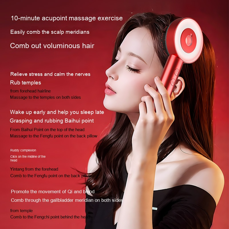 Scalp Massager Comb – Stimulate Growth & Relieve Stress